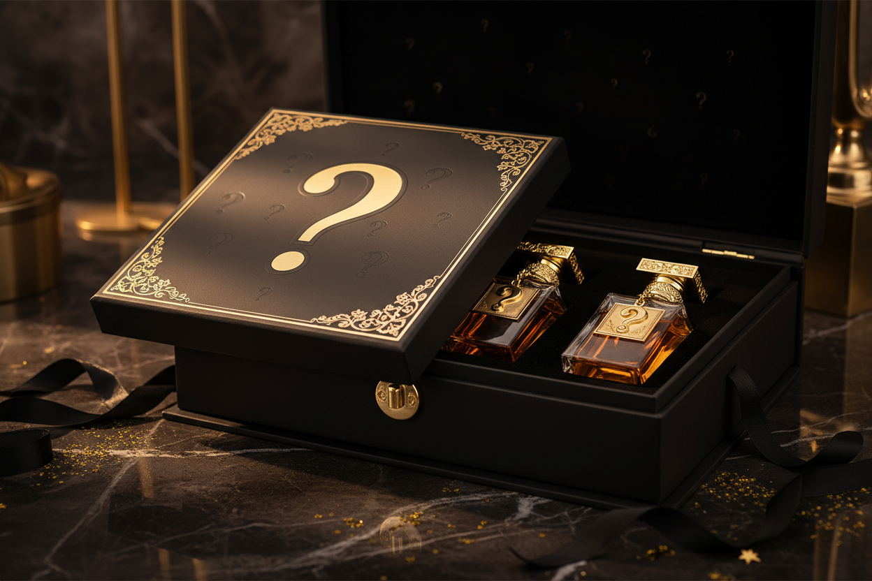 also use mystery question mark